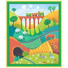 Load image into Gallery viewer, Along the countryside two panels
