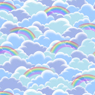 I'll be a sunbeam rainbows and clouds