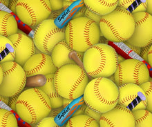 Load image into Gallery viewer, Softball fabric from Elizabeth’s Studio

