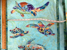 Load image into Gallery viewer, Calypso turtles panel
