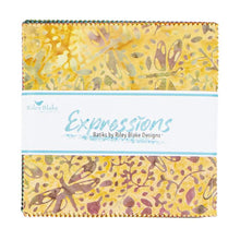 Load image into Gallery viewer, Expressions Batiks expressions 5&quot; Stacker charm pack five by five inch squares from Riley Blake
