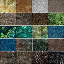 Load image into Gallery viewer, Expressions Batiks Riverbed 5&quot; Stacker charm pack five by five inch squares from Riley Blake
