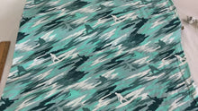 Load and play video in Gallery viewer, Camo style surfing aqua colorway
