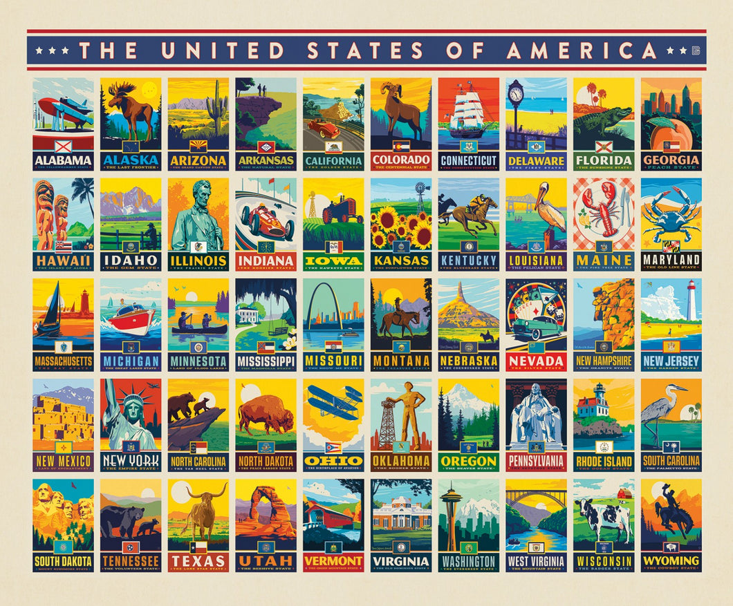 Destinations State Pride Poster Panel