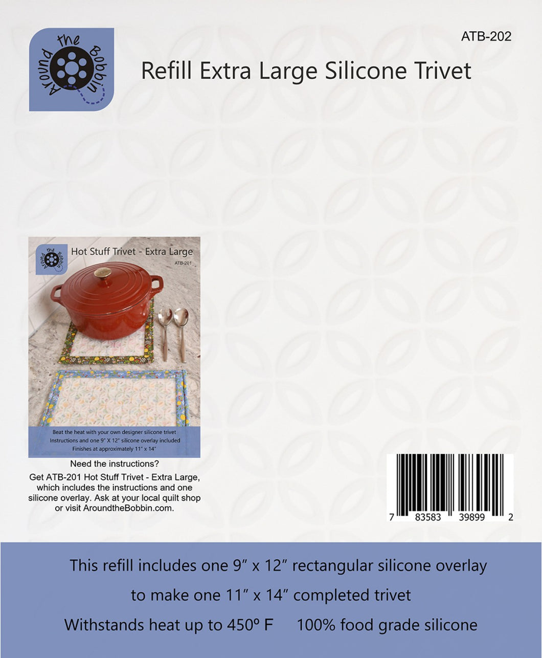 Hot stuff trivet and potholder extra large refill