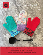 Load image into Gallery viewer, Hot Stuff oven mitt silicone overlay refill, or pattern including refill
