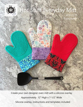 Load image into Gallery viewer, Hot Stuff oven mitt silicone overlay refill, or pattern including refill

