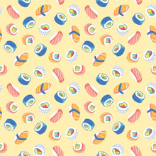 Load image into Gallery viewer, Rainbowfruit How We Roll Yellow from Riley Blake
