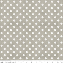 Load image into Gallery viewer, Coffee Chalk Steam Polka Dots Taupe by J. Wecker Frisch from Riley Blake fabrics
