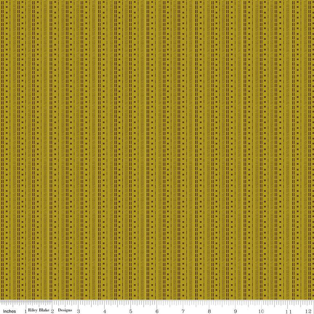 Awesome Autumn Stripes Olive