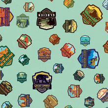 Load image into Gallery viewer, National Parks patches sea green colorway

