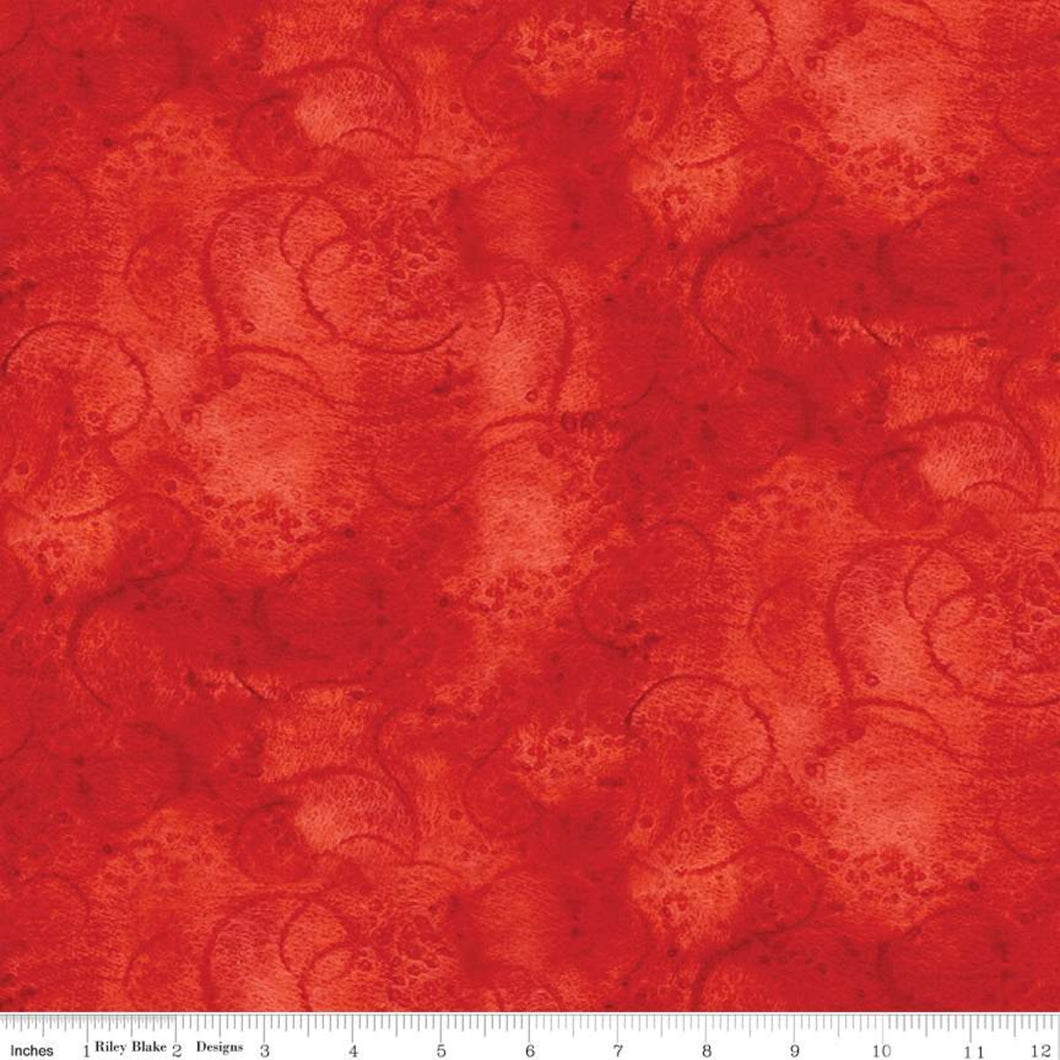 Painter's Palette Swirl red by J. Wecker Frisch Collection