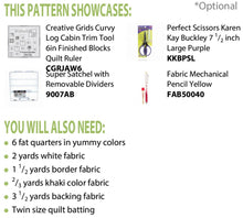 Load image into Gallery viewer, Cut Loose Press Ice Cream Cones Quilt pattern
