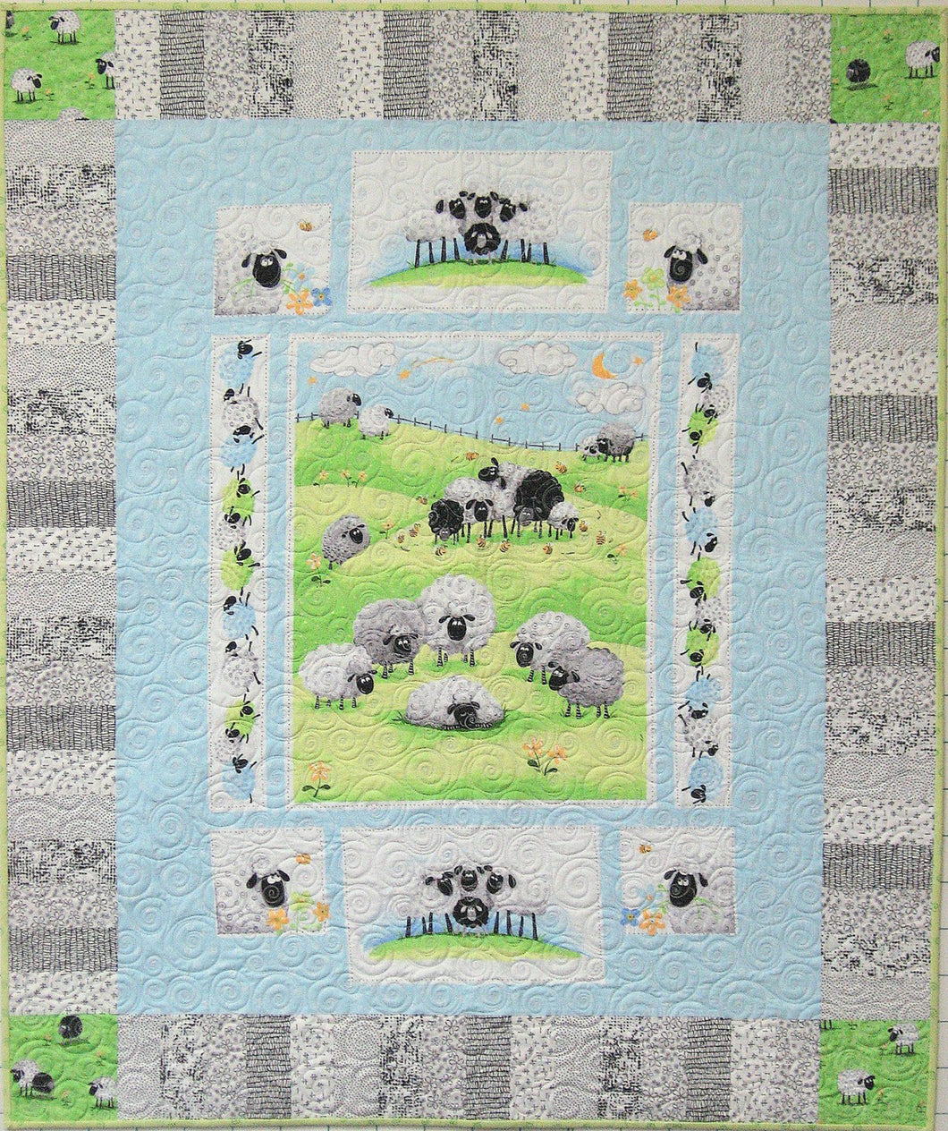 Cut Loose Press Skipping Along Easy Baby or other Quilt pattern