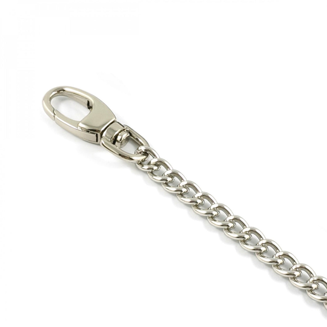 Purse Chain with Hooks 44 inch Long Nickel