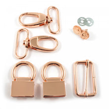 Load image into Gallery viewer, Double Flip Shoulder Bag Pattern and hardware
