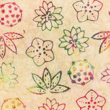 Load image into Gallery viewer, Sand Succulents Batik from Anthology Fabrics Desert Dreams Novelty Batik Collection

