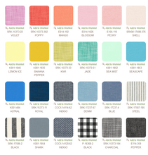 Load image into Gallery viewer, Nova Star Quilt Kit includes Palette picks original fabrics throw size from Then Came June By Meghan Buchanan or just the Palette Picks fabrics
