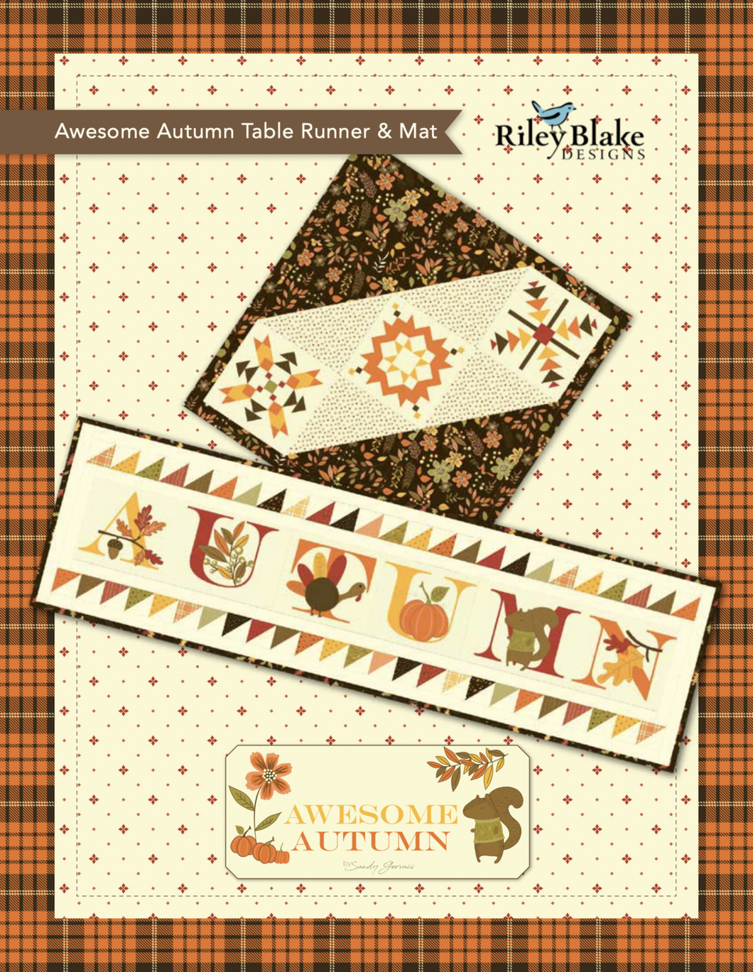 Awesome Autumn Table Runner and Mat with Free Pattern