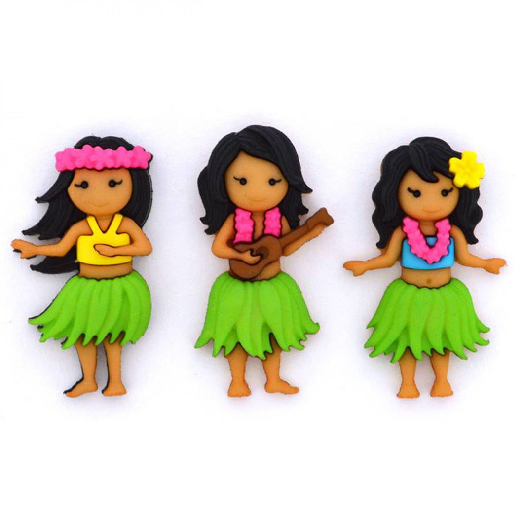 Dress it up Aloha buttons