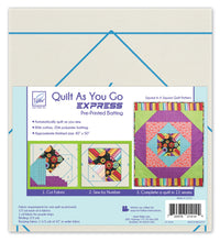 Load image into Gallery viewer, Just add fabric!  Quilt as you go express! Square in a square quilt

