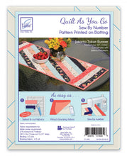 Load image into Gallery viewer, Just add fabric! Quilt as you go Jakarta Table Runner
