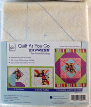 Load image into Gallery viewer, Just add fabric!  Quilt as you go express! Square in a square quilt
