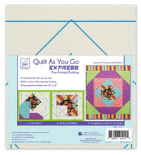 Load image into Gallery viewer, Just add fabric!  Quilt as you go express! Square in a square quilt
