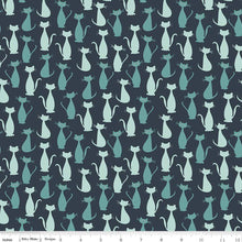 Load image into Gallery viewer, Spooky Hollow Cats Teal Sparkle
