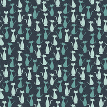 Load image into Gallery viewer, Spooky Hollow Cats Teal Sparkle
