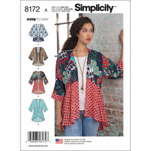 Load image into Gallery viewer, Fashion Kimono pattern from Simplicity
