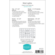 Load image into Gallery viewer, Mod Lights pattern from Sew Kind of Wonderful
