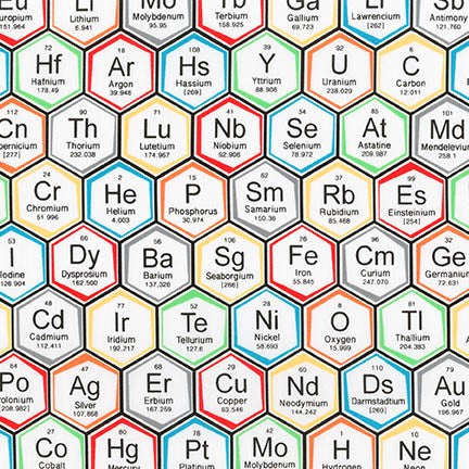 Science Fair periodic table hexagon