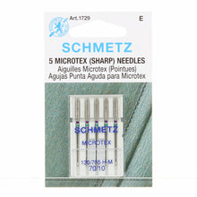 Load image into Gallery viewer, Schmetz Sharp / Microtex Machine Needle Size 10/70
