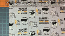 Load and play video in Gallery viewer, Homestead Life Main Gray fabric two yards

