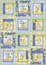Load image into Gallery viewer, Block talk pattern with Limoncello citrus panel
