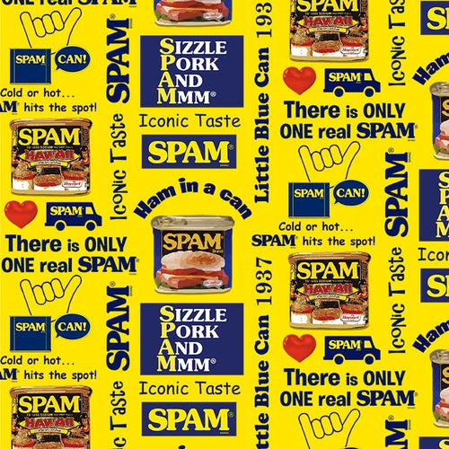 Spam life yellow CANVAS cotton duck