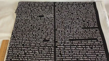 Load and play video in Gallery viewer, Coffee Chalk text black by J. Wecker Frisch from Riley Blake fabrics
