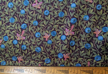 Load image into Gallery viewer, William Morris Mini Prints birds &amp; pomegranate brown background
