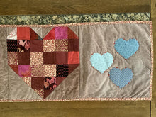 Load image into Gallery viewer, Heart runner for wall, table, bed

