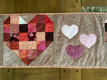 Load image into Gallery viewer, Heart runner for wall, table, bed
