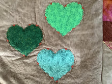 Load image into Gallery viewer, Heart runner for wall, table, bed
