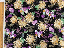 Load image into Gallery viewer, Japanese purple floral medium by Chong-A Hwang from Timeless Treasures fabrics
