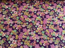 Load image into Gallery viewer, Purple colorway from Sakura Brook from Robert Kaufman
