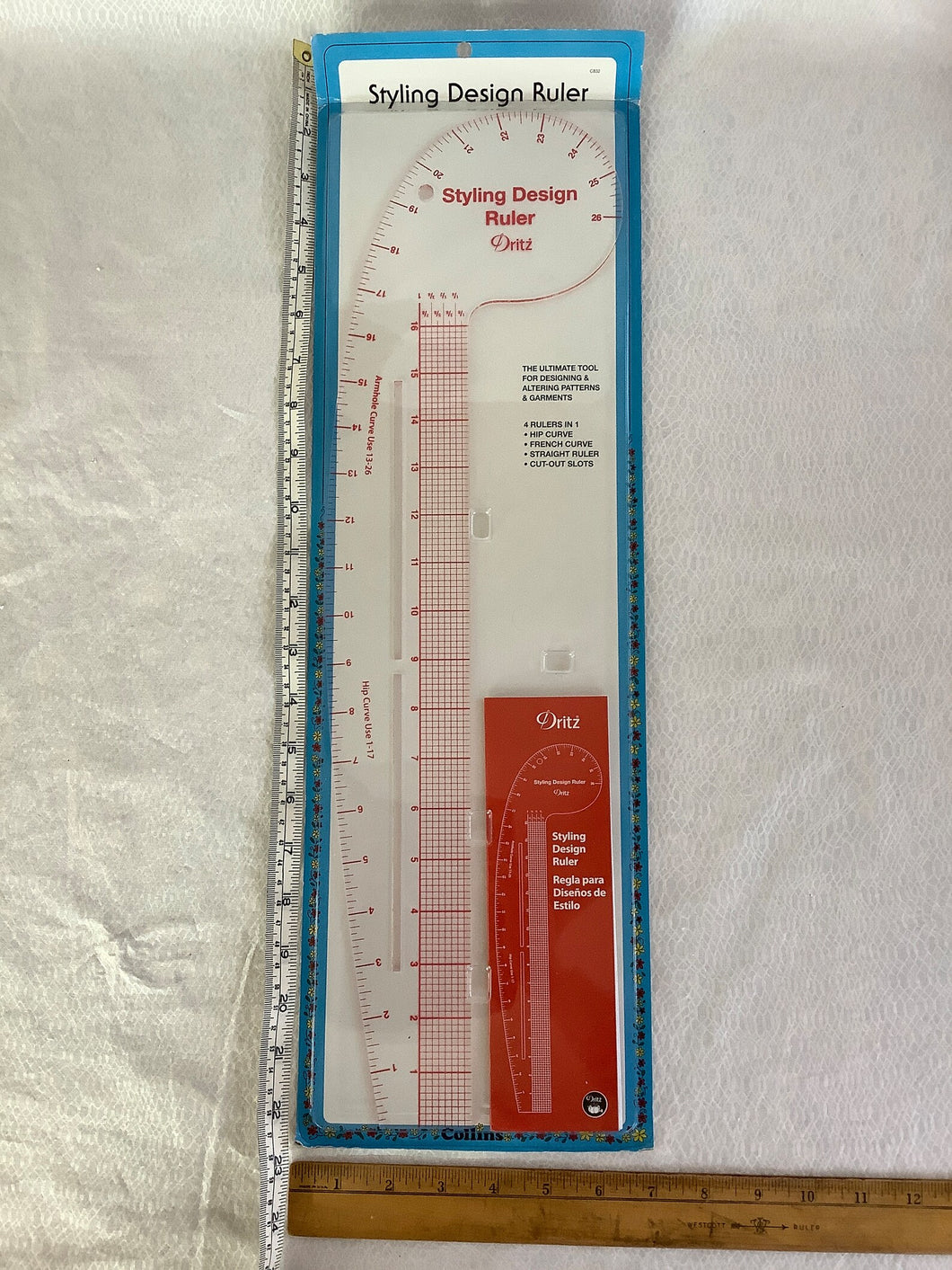 Dritz/Collins Styling Design Ruler French curve