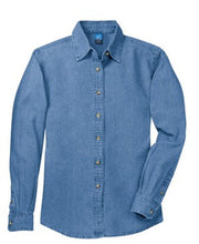 Load image into Gallery viewer, Denim shirt blank
