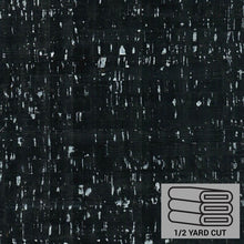 Load image into Gallery viewer, Black cork faux leather with silver flecks 18 inch
