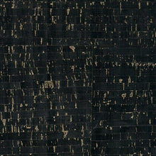 Load image into Gallery viewer, Black cork faux leather with Gold flecks 18 inch
