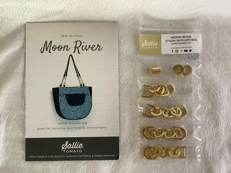 Moon River Shoulder Bag Kit and hardware two colorways