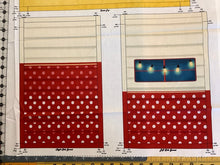 Load image into Gallery viewer, Vintage camper sewing machine cover for you to sew red and yellow
